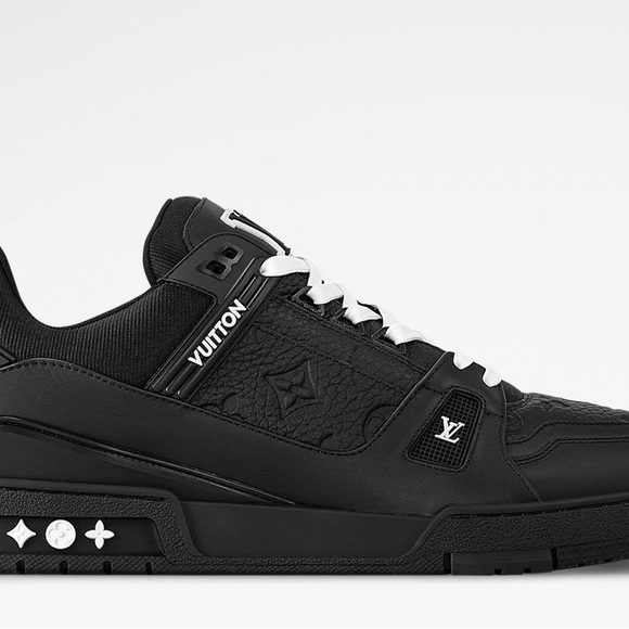 Louis Vuitton Black and White Men\'s Sneakers Trainer